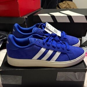 NWT Adidas Grand Court Base 00’s Royal Blue
